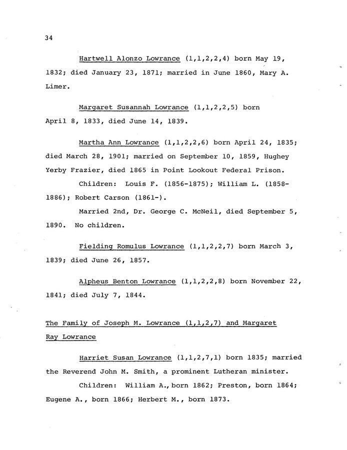 The Coulter Family of Catawba County, North Carolina, by Victor A. Coulter: Page 42