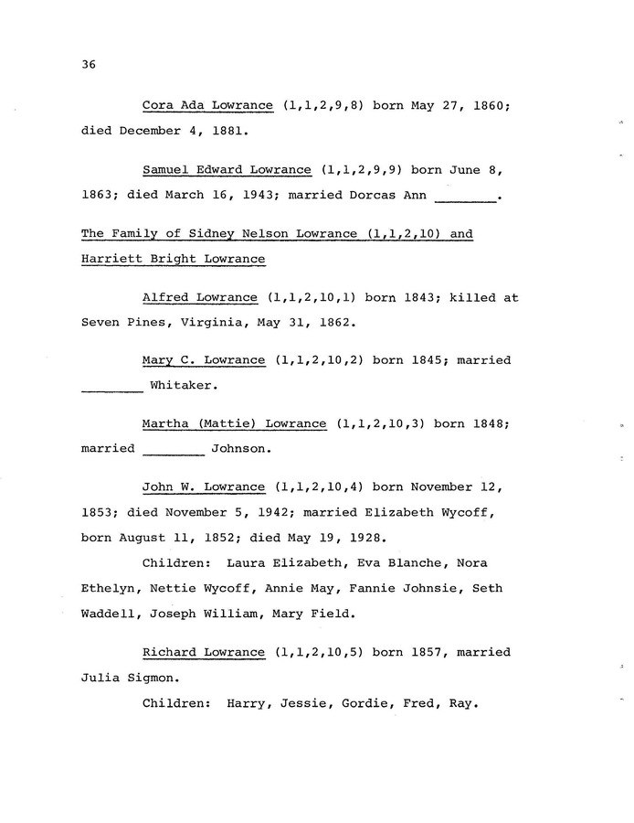 The Coulter Family of Catawba County, North Carolina, by Victor A. Coulter: Page 44