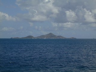 Late afternoon and my boat is approaching Union Island