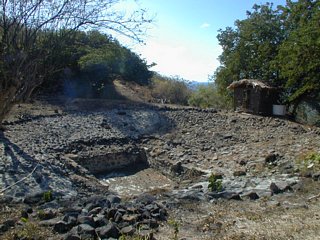 An old water catch basin