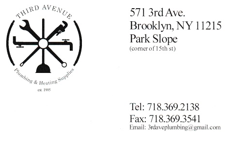 3rd Ave Plumbing card