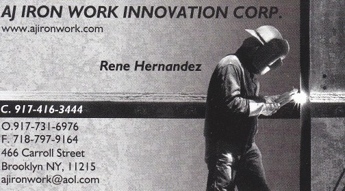 AJ Ironworks card