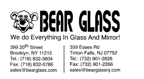 Bear Glass card