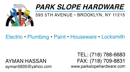 Park Slope Hardware card
