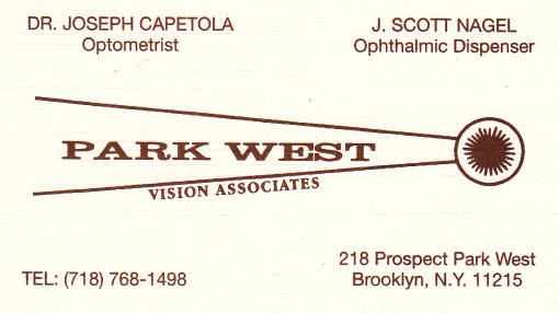 Park West Vision card