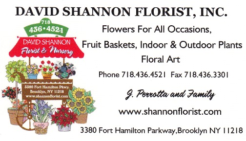 Shannon Florist card