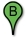 Google Map's 'B' pin