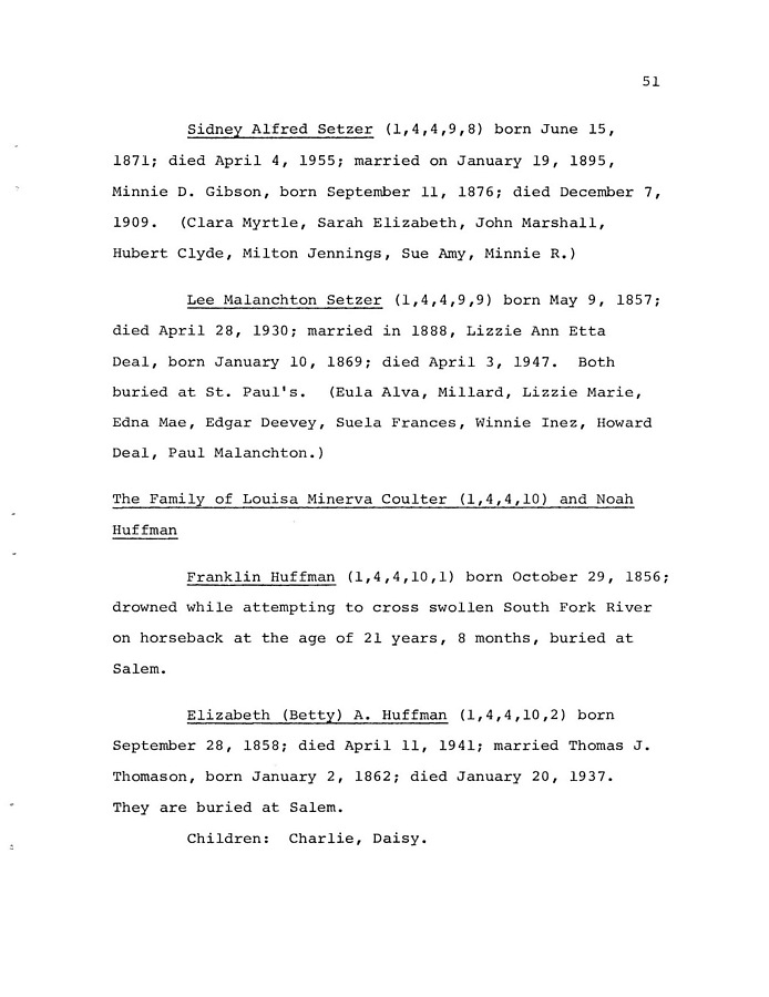 The Coulter Family of Catawba County, North Carolina, by Victor A. Coulter: Page 59